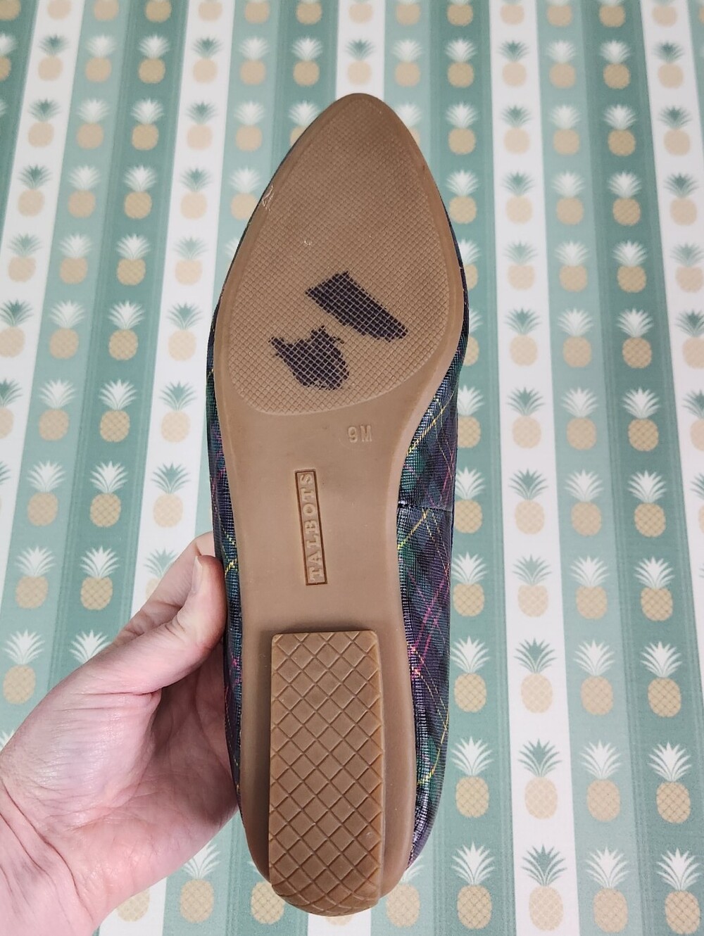 Talbots Tartan Plaid Francesca Pointed Toe Tassel Driving Moccasin - Picture 11 of 11